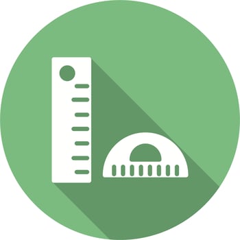 Ruler Vector Icon