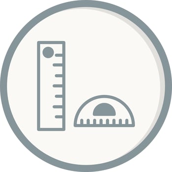 Ruler Vector Icon