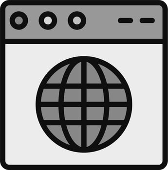 Web Browser Vector Icon