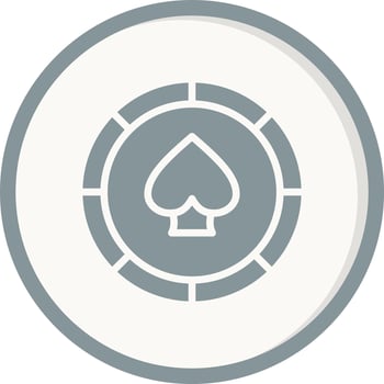 Casino Chip Vector Icon