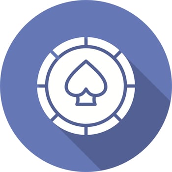 Casino Chip Vector Icon