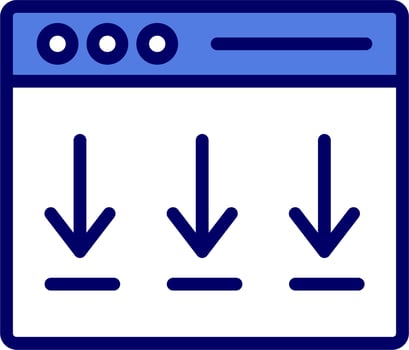 Landing Page Vector Icon
