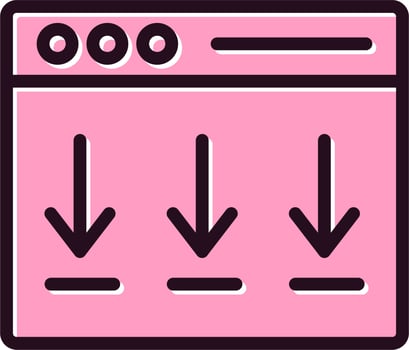 Landing Page Vector Icon