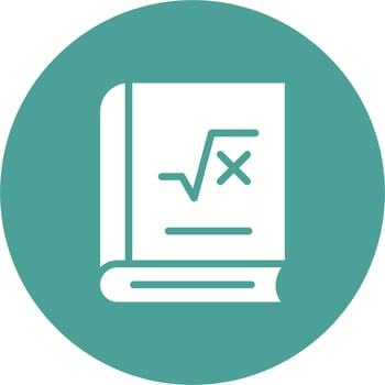 Math book Vector Icon