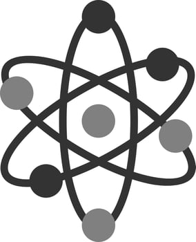 Atomic Structure Vector Icon