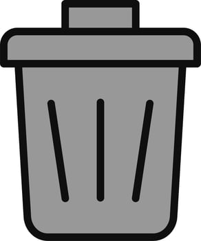 Dustbin Vector Icon
