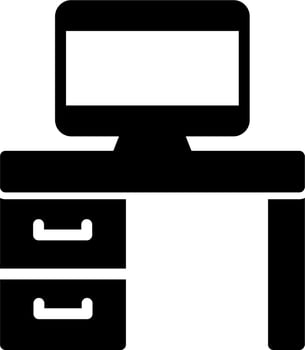 Work Table Vector Icon