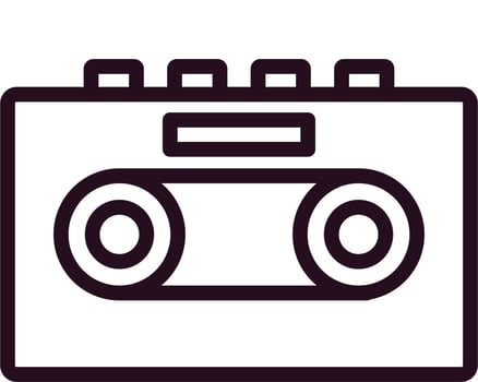 Tape Recorder Vector Icon