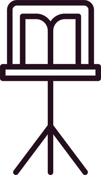 Music Stand Vector Icon