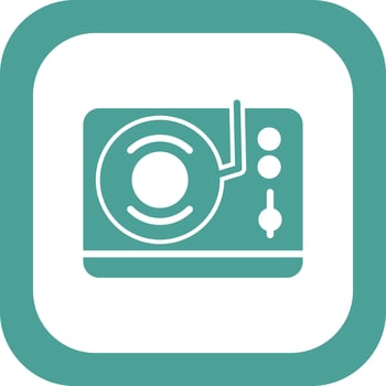 Record Player Vector Icon