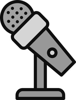 Mic Stand Vector Icon