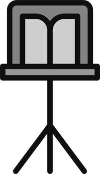 Music Stand Vector Icon