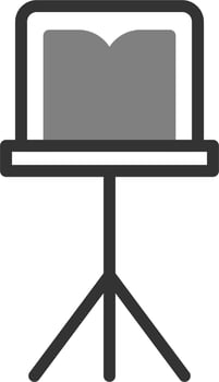 Music Stand Vector Icon