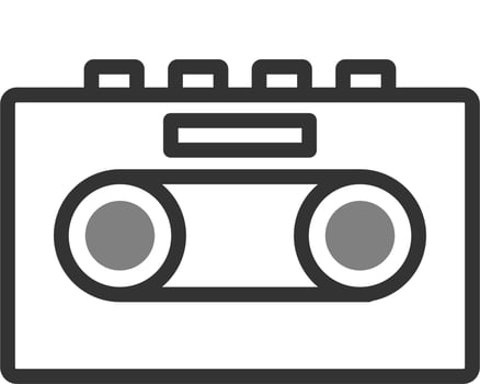 Tape Recorder Vector Icon
