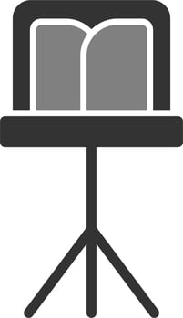 Music Stand Vector Icon