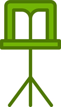 Music Stand Vector Icon