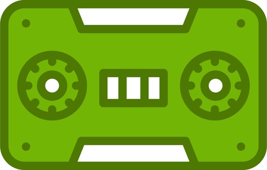 Cassette Vector Icon