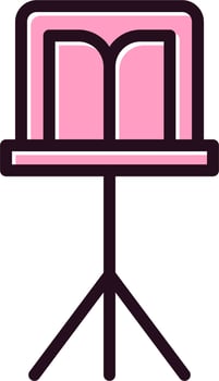 Music Stand Vector Icon