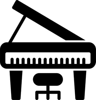 Grand Piano Vector Icon