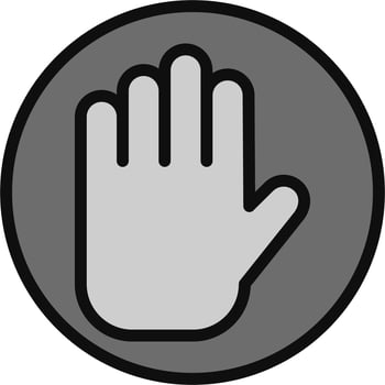 Stop Vector Icon