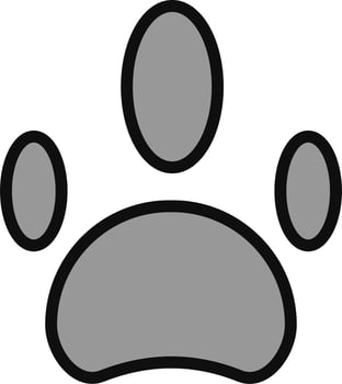 Paw Vector Icon