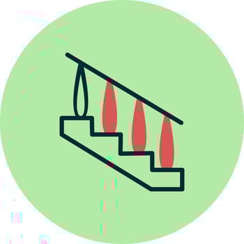 Stairs Vector Icon