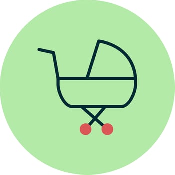 Pram Vector Icon
