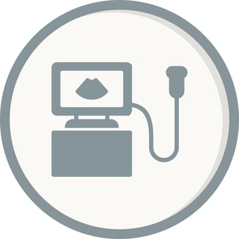 Ultrasound Machine Vector Icon