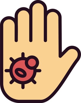 Dirty Hands Vector Icon