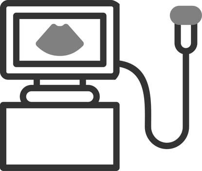 Ultrasound Machine Vector Icon