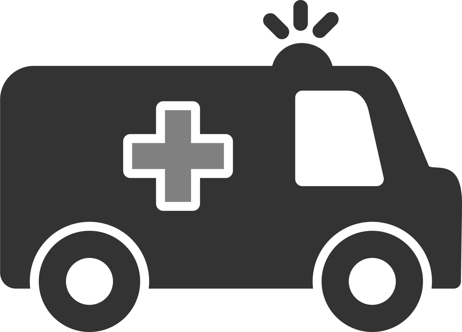 Ambulance Vector Icon