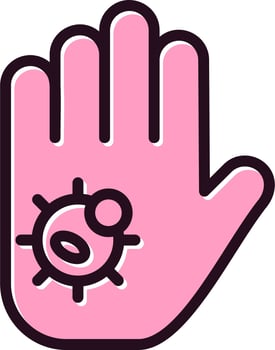 Dirty Hands Vector Icon