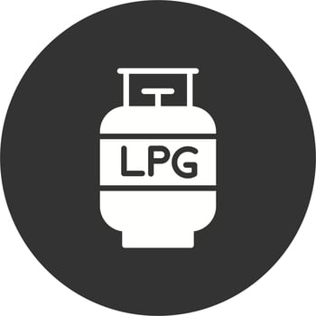 Gas Cylinder Vector Icon