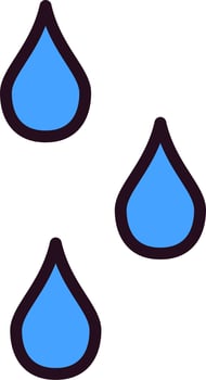 Water Drop Vector Icon