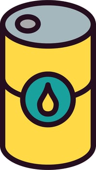 Oil Barrel Vector Icon