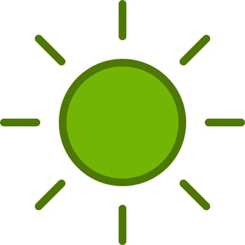 Sun Vector Icon
