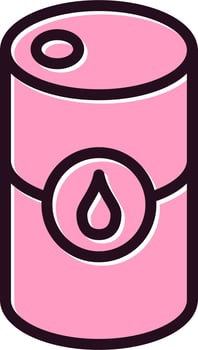 Oil Barrel Vector Icon