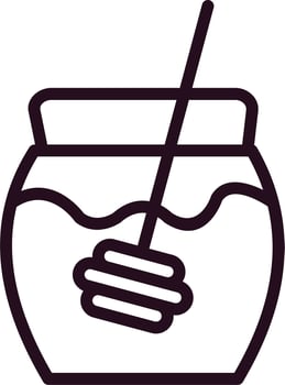 Honey jar Vector Icon