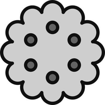 Pastry Biscuit Vector Icon