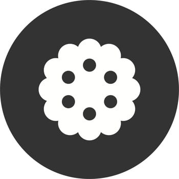Pastry Biscuit Vector Icon