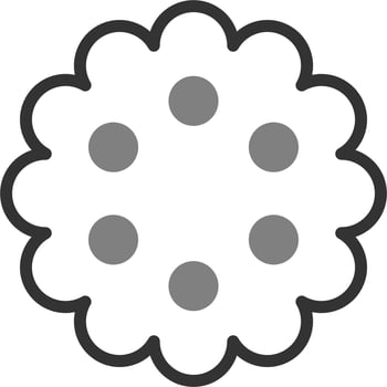 Pastry Biscuit Vector Icon