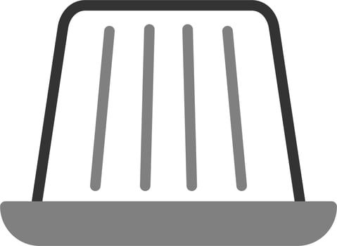 Jelly On A Plate Vector Icon