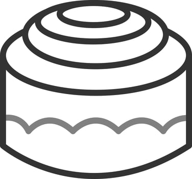 Cinnamon Roll Vector Icon