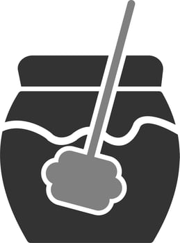 Honey jar Vector Icon