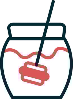 Honey jar Vector Icon