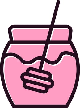 Honey jar Vector Icon