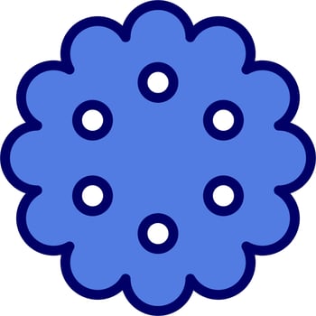 Pastry Biscuit Vector Icon