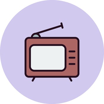 Television Vector Icon
