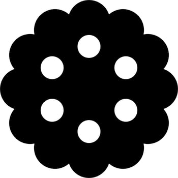 Pastry Biscuit Vector Icon