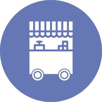 Food Stall Vector Icon